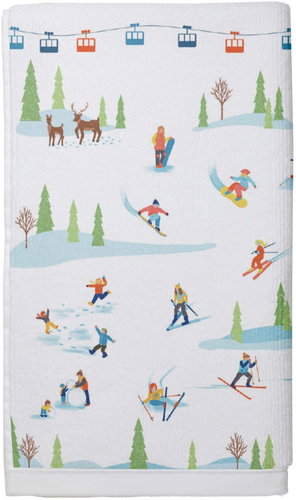 Toro Tea Towel Skiers - Kitchen Towel - Main image