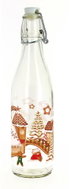 Toro Bottle with Swing Top Lid 1L Gingerbread Village - Liquor Bottle
