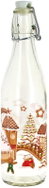 Toro Bottle with Swing Top Lid 0.54L Gingerbread Village - Liquor Bottle