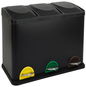 TORO Sortierter Mülleimer schwarz 45 l - Mülleimer