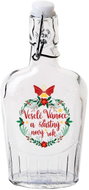 Toro Merry Christmas Hip Flask with Patent Clasp 300ml - Hip Flask