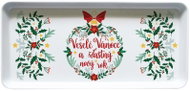 Toro Serviertablett Fröhliche Weihnachten 35 × 16,5 cm - Tablett
