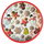 Round Tin Tray 26cm Gingerbread