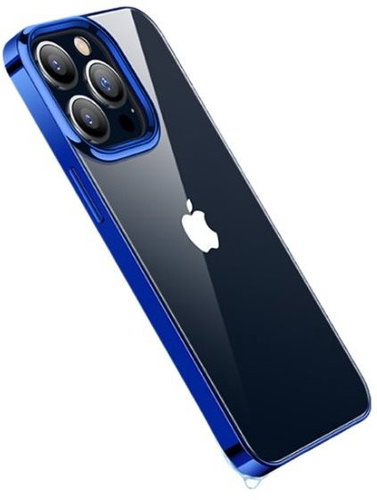 Torras Crystal Clear iPhone 13 Pro Max 6.7 számára, Blue - Mobiltelefon tok - Fő fotó
