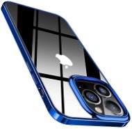 Torras Crystal Clear iPhone 13 Pro 6.1 készülékhez, Blue - Mobiltelefon tok