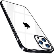 Torras Crystal Clear iPhone 12 Pro Max készülékhez, Black - Mobiltelefon tok