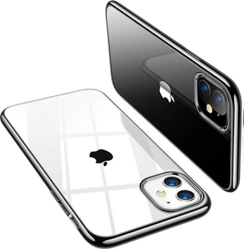Torras Crystal Clear für iPhone 11 Black - Softcase-Handyhülle - Hauptbild