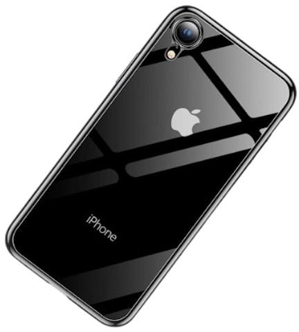 Torras Crystal Clear for iPhone XR Black - Phone Case - Main image