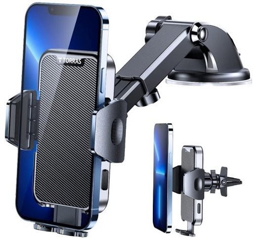 Torras TORRAS-Dashboard-Air Vent-Windshield Bracket Black - Handy-Halter - Hauptbild