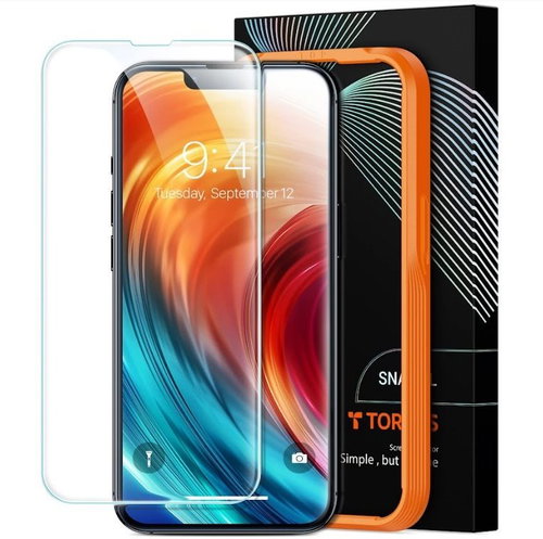 Torras Diamonds Clear Screen Protector for iPhone 13 Pro Max 6.7 Clear - Glass Screen Protector - Main image