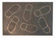 TORO RUBBER MAT WITH SPIKES 40X60cm RUBBER BLACK - Doormat