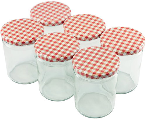 TORO Set of 6 jars for preserving 440 ml with lid - Canning Jar - Main image