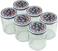 TORO Set of 6 jars for preserving 540 ml with lid - Canning Jar