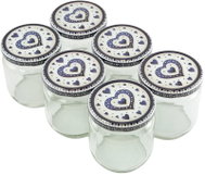 TORO Set of 6 jars for preserving 425 ml with lid - Canning Jar