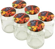 TORO Set of 6 jars for preserving 720 ml with lid - Canning Jar