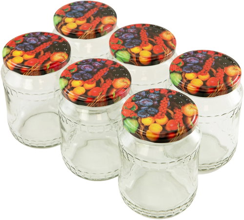 TORO Set of 6 jars for preserving 720 ml with lid - Canning Jar - Main image