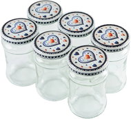 TORO 6er-Set Einmachgläser 315 ml mit Deckel - Einmachglas 