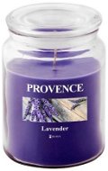 Provence Gyertya üvegben, fedéllel 510g, Levendula - Gyertya
