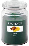 Provence Gyertya üvegben, fedéllel 510g, Fűszeres - Gyertya