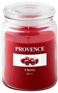 Provence Gyertya üvegben, fedéllel 510g, Cseresznye - Gyertya