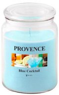 Provence Gyertya üvegben, fedéllel 510g, Blue Cocktail - Gyertya
