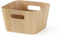 TORO Storage basket 27 × 27 × 16 cm, wood colour - Storage Box