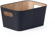 TORO Storage basket 23 × 30,5 × 15,2 cm, black - Storage Box
