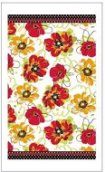 TORO KITCHEN WIPER 38x63 CM RED FLOWERS - Dish Cloth