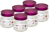 Toro Preserving Jar with Lid 250ml, 6pcs, Lavender - Canning Jar