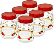 Toro Preserving Jar with Lid 380ml 6pcs Fruit - Canning Jar