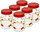 Preserving Jar with Lid 380ml 6pcs Fruit