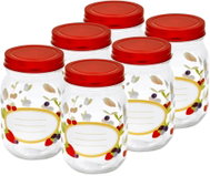 Toro Preserving Jar with Lid 500ml 6pcs Fruit - Canning Jar
