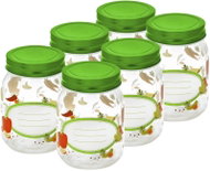 Toro Preserving Jar with Lid 380ml 6pcs Vegetables - Canning Jar
