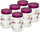 Preserving Jar with Lid 380ml, 6pcs, Lavender