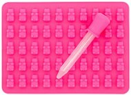 TORO Forma na medvídky 50 ks s pipetou, růžová - Ice Cube Tray
