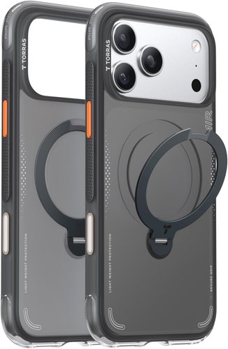 Torras Ostand Q3 Air Shadow Black iPhone 17 Pro Max - Phone Cover - Main image