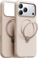 Torras Ostand Q3 Silicone Dessert Gold iPhone 17 Pro - Phone Cover