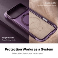 Torras Ostand Q3 Rugg Violet iPhone 18 Pro Max - Phone Cover