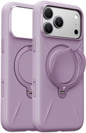Torras OStand Q3 Silicone Purple for iPhone 18 Pro - Phone Cover