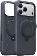 Torras OStand Q3 Silicone Black for iPhone 18 Pro Max - Phone Cover