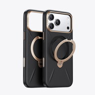 Torras Ostand Q3 VegSkin Black iPhone 18 Pro - Phone Cover