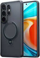Torras Ostand Q3 Spin Obsidian Black for Samsung Galaxy S26 Ultra - Phone Cover