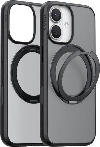 Torras Ostand Pro Black for iPhone 17 - Phone Cover - Main image