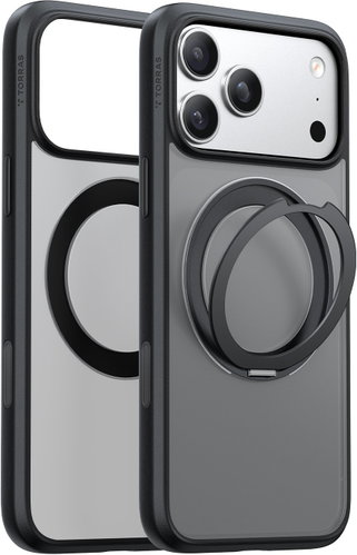 Torras Ostand Pro Black iPhone 17 Pro - Phone Cover - Main image