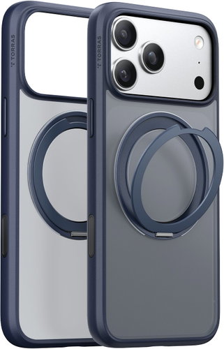 Torras Ostand Pro Midnight Blue iPhone 17 Pro Max - Phone Cover - Main image