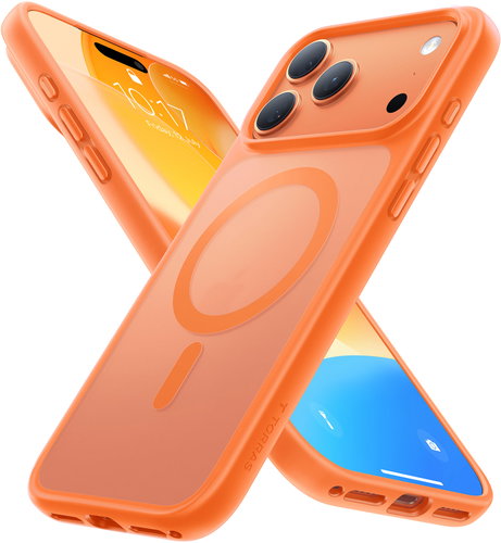 Torras Guardian Magnetic Energy Orange for iPhone 17 Pro - Phone Cover - Main image