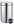 Waste basket 3 L, stainless steel