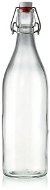 TORO Flasche mit Schnappverschluss klar 1 l - Flasche für Alkohol