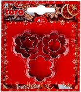 TORO, virág - csillag, 3 db - Sütemény kiszúró