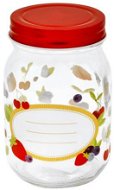 TORO Sklenice zavařovací ovoce 500 ml + víčko - Befőttes üveg